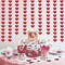 72 Red Hearts Felt Garland - NO DIY - Valentines Red Heart Hanging String Garland - Valentines Decor - Valentine Decorations - Valentines Wedding Anniversary Birthday Party Supplies